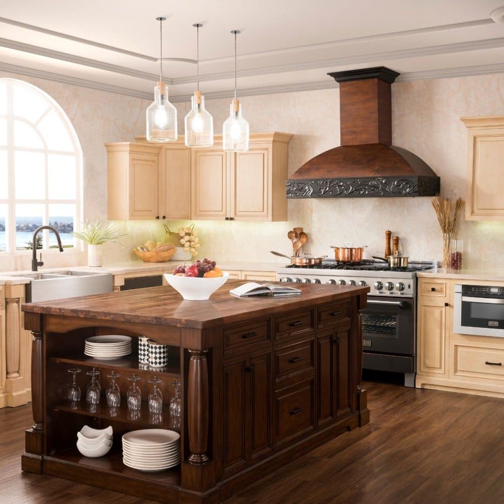 Zline 393AR42 Antigua/Walnut, 42 Inch