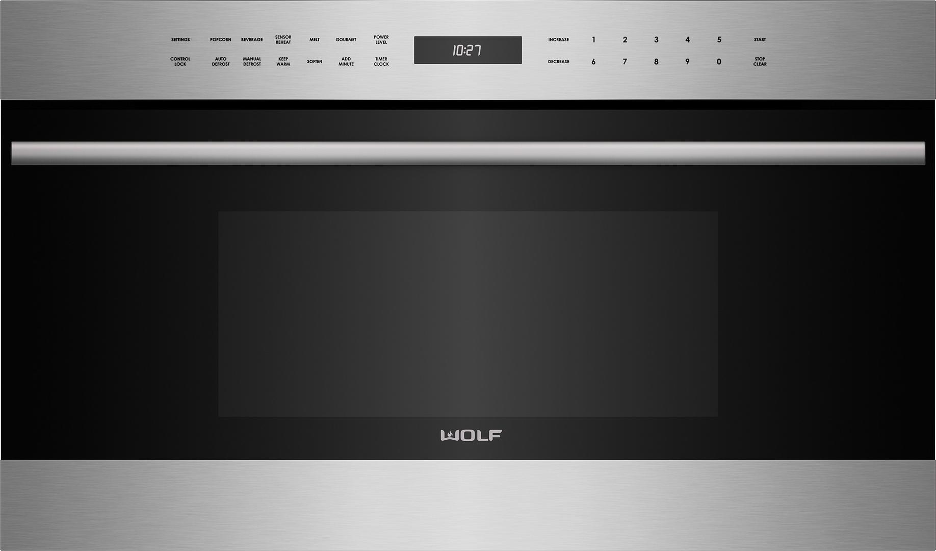 Wolf MDD30TESTH 30 Inch Built In Microwave Stainless Steel