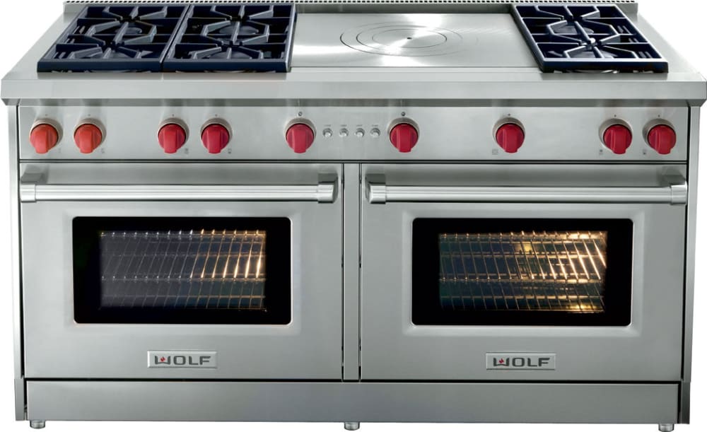 Wolf GR606F 60 Inch Freestanding Professional Gas Range Stainless