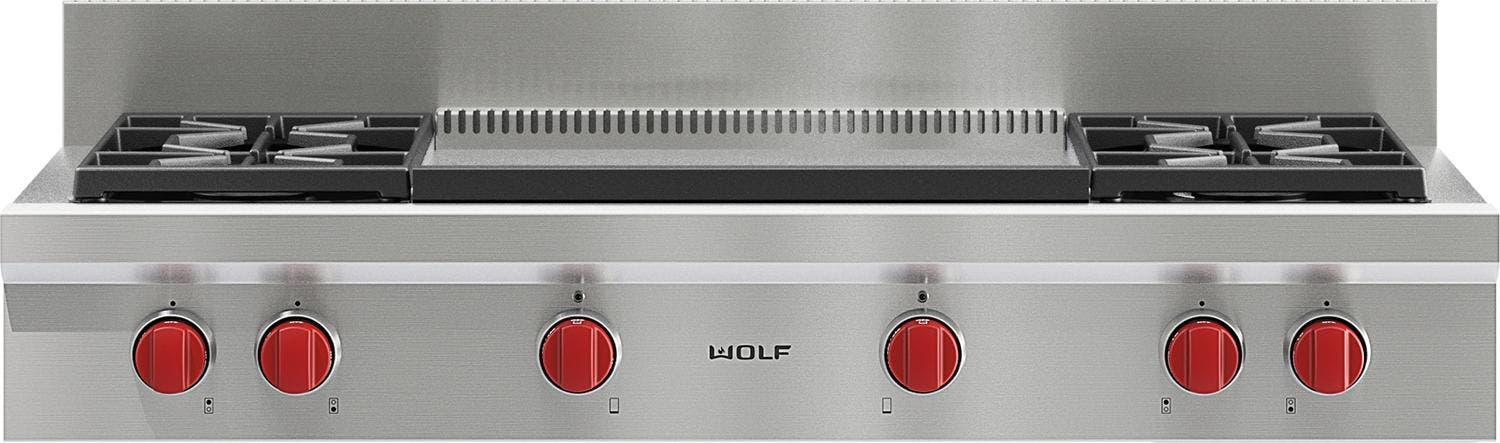 Wolf SRT484DG Stainless Steel, Natural Gas