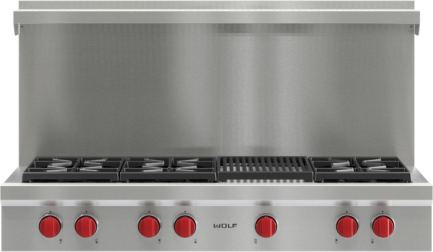 Wolf SRT486C Stainless Steel, Natural Gas