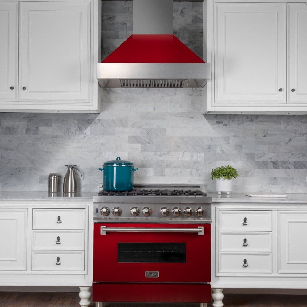 Zline 8654RG48 Red Gloss, 48 Inch