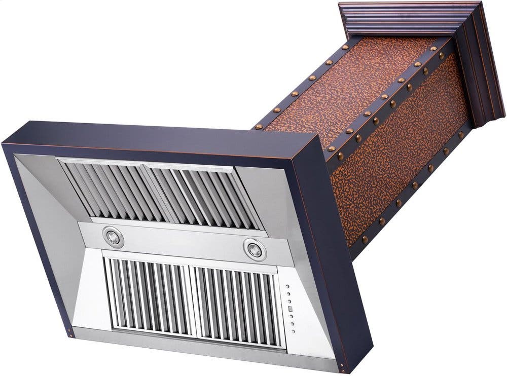 Zline 655EBBBB30 Mild Steel/Baked Copper, 30 Inch, 400 CFM
