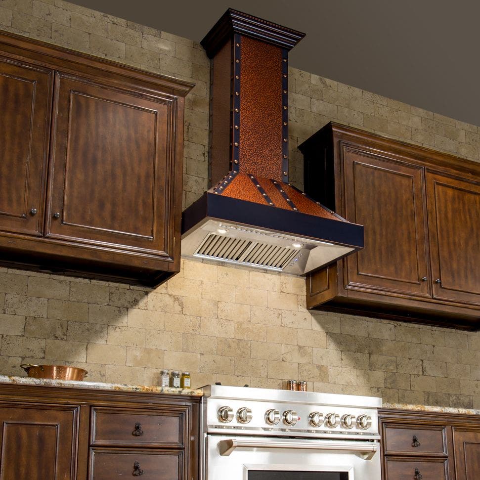 Zline 655EBBBB30 Mild Steel/Baked Copper, 30 Inch, 400 CFM