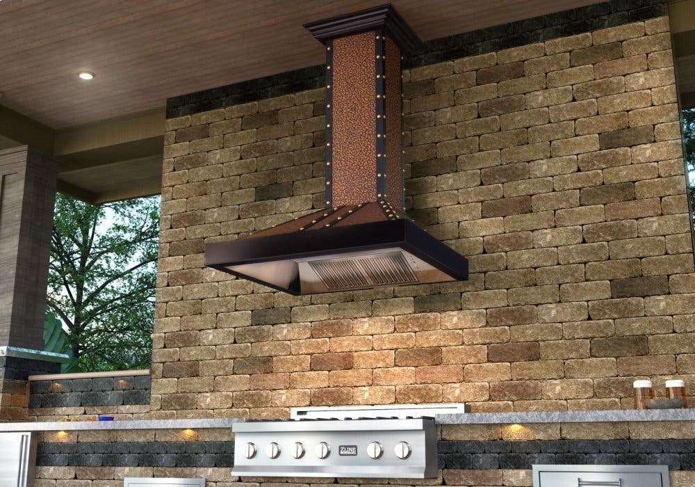 Zline 655EBBBB30 Mild Steel/Baked Copper, 30 Inch, 400 CFM