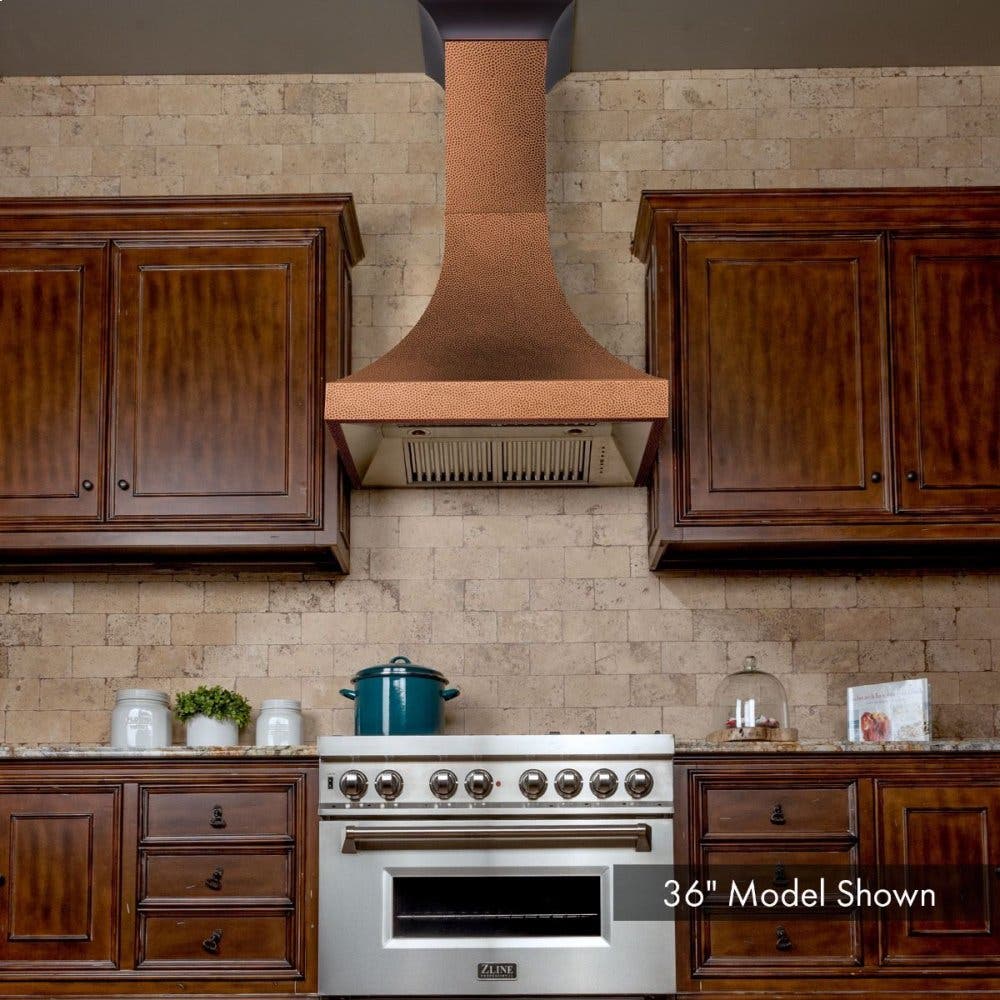 Zline 8632H42 Hand Hammered Copper, 42 Inch, 1200 CFM