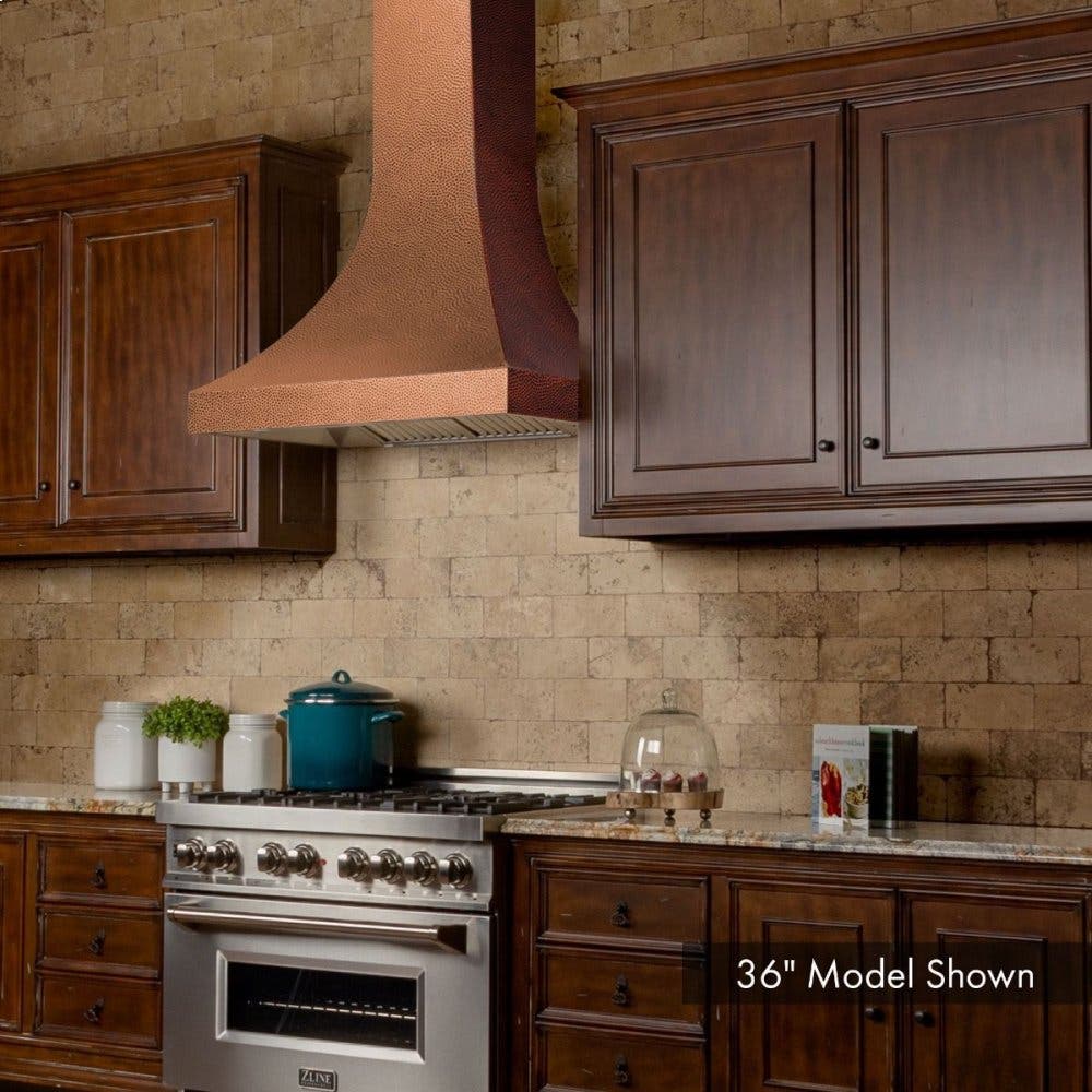 Zline 8632H42 Hand Hammered Copper, 42 Inch, 1200 CFM