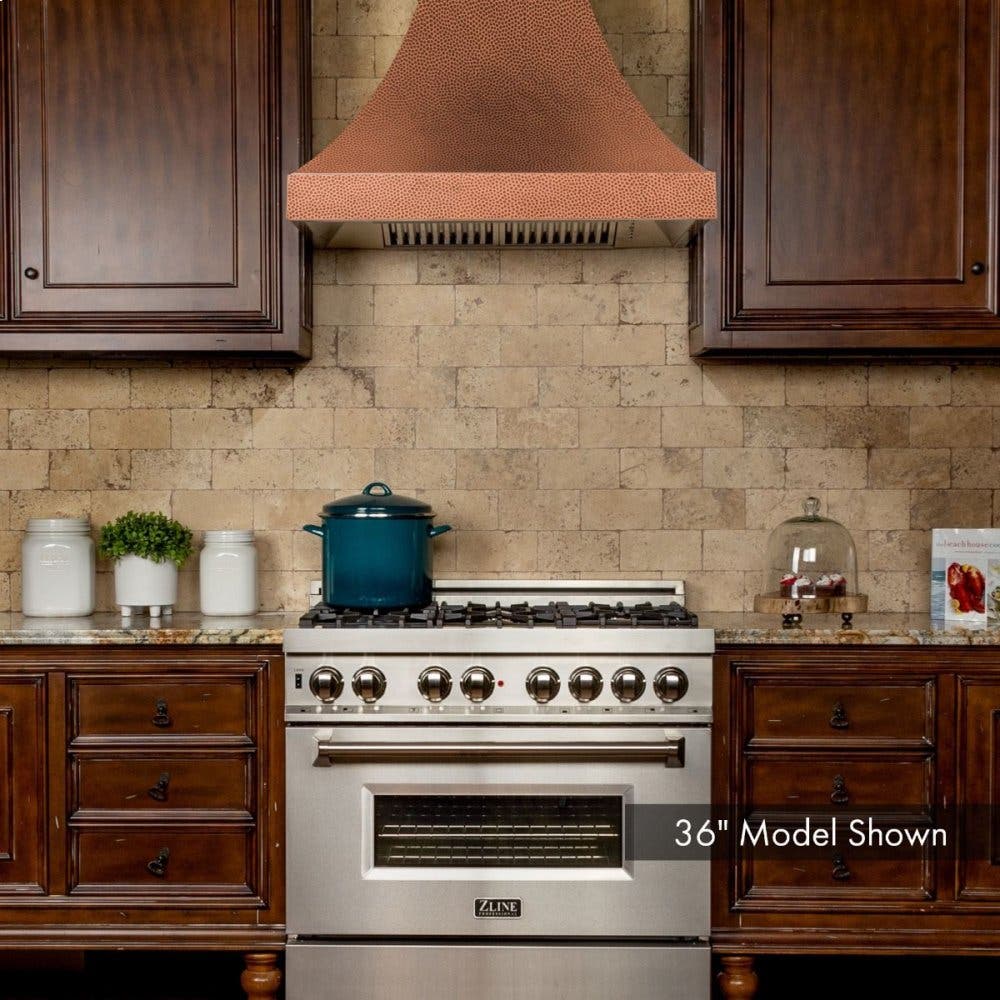 Zline 8632H42 Hand Hammered Copper, 42 Inch, 1200 CFM