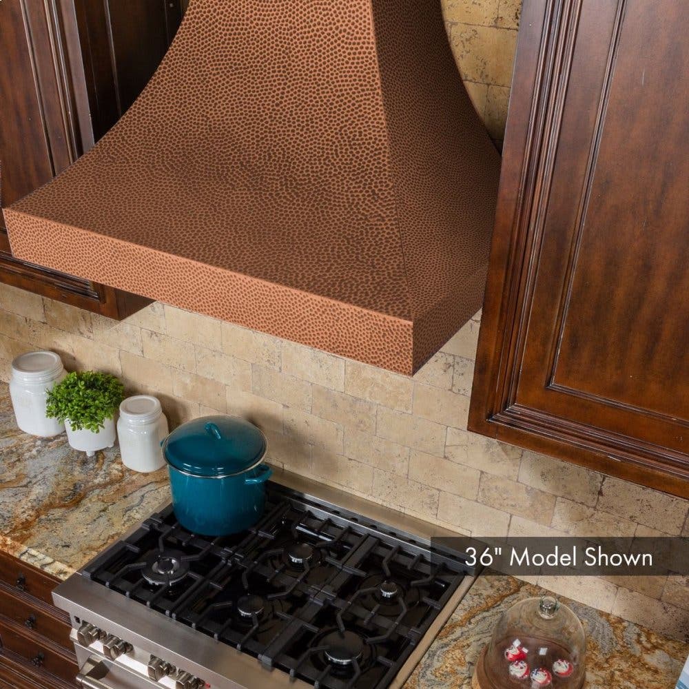 Zline 8632H42 Hand Hammered Copper, 42 Inch, 1200 CFM
