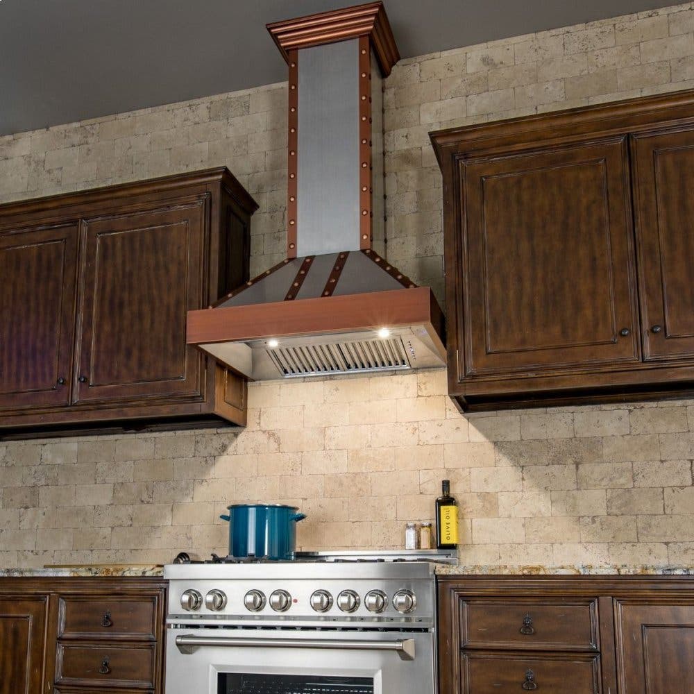 Zline 655SCCCC36 Stainless Steel/Copper, 36 Inch