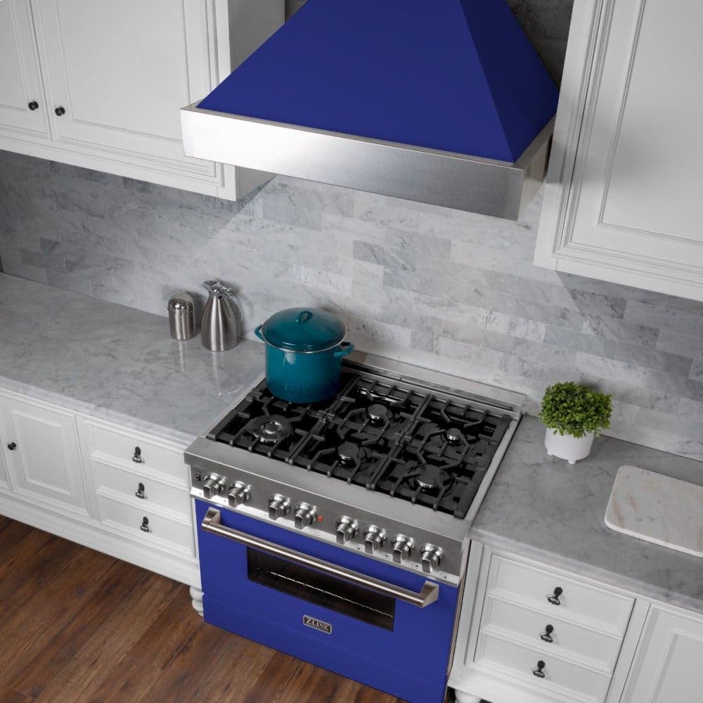 Zline 8654BM36 Blue Matte, 36 Inch