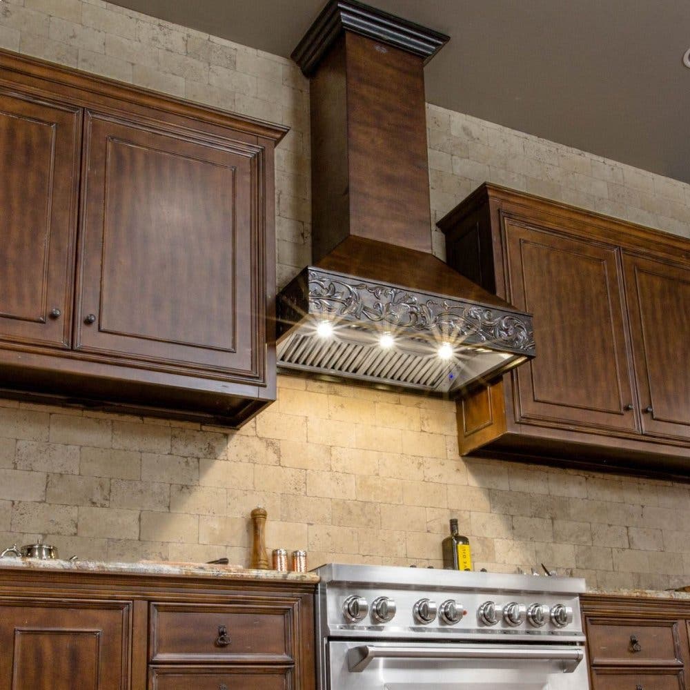 Zline 373AW36 Antigua/Walnut, 36 Inch, 1200 CFM