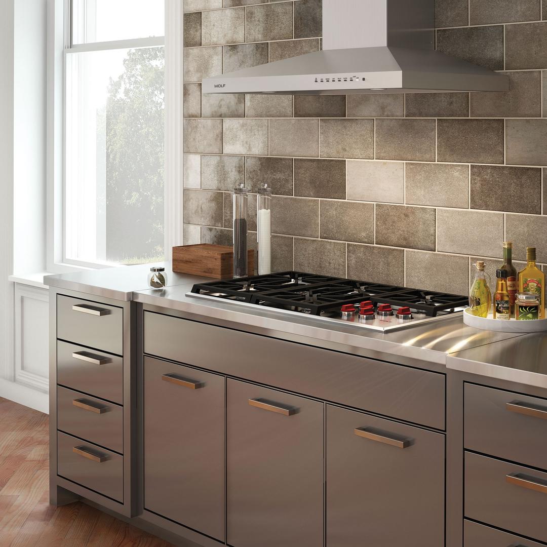 Wolf VW36S Wall Mount Chimney Range Hood Stainless Steel