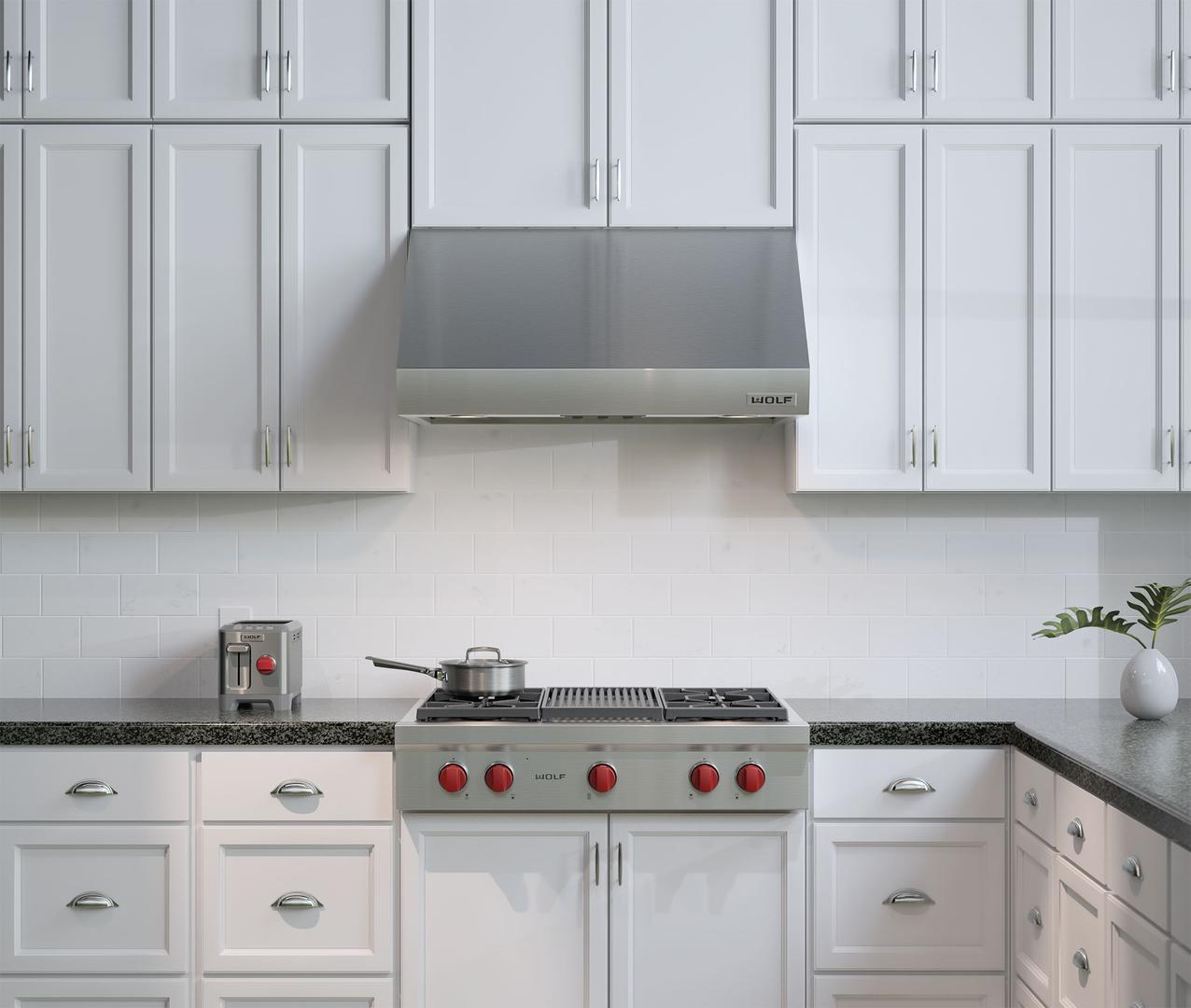 Wolf PW362718 Wall Mount Canopy Range Hood | Plesser's Appliances