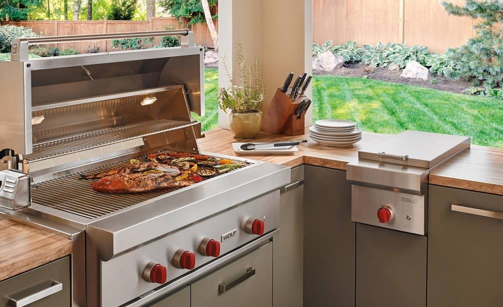 Wolf BM13 13 Inch Built-in Burner Module Stainless Steel