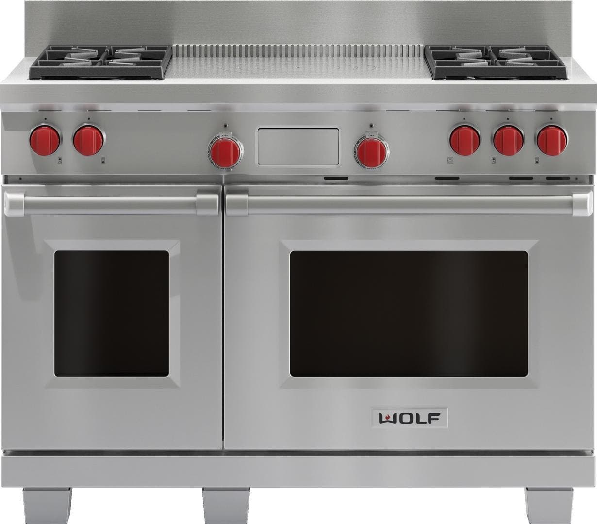 Wolf DF484F Stainless Steel, Natural Gas
