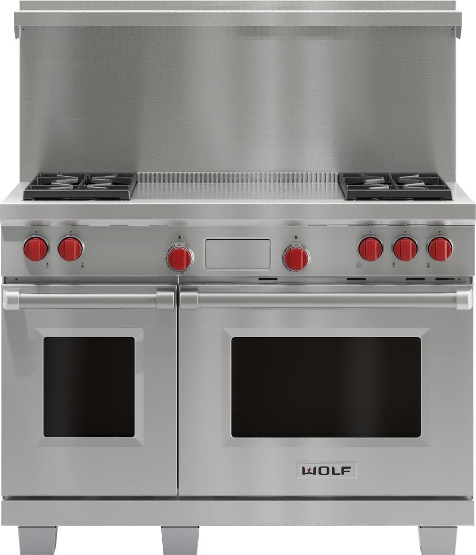Wolf DF484F Stainless Steel, Natural Gas