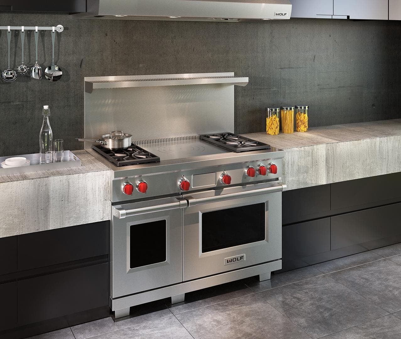 Wolf DF484F Stainless Steel, Natural Gas