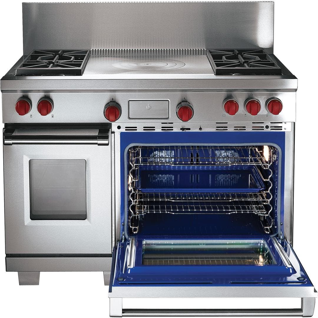 Wolf DF484F Stainless Steel, Natural Gas