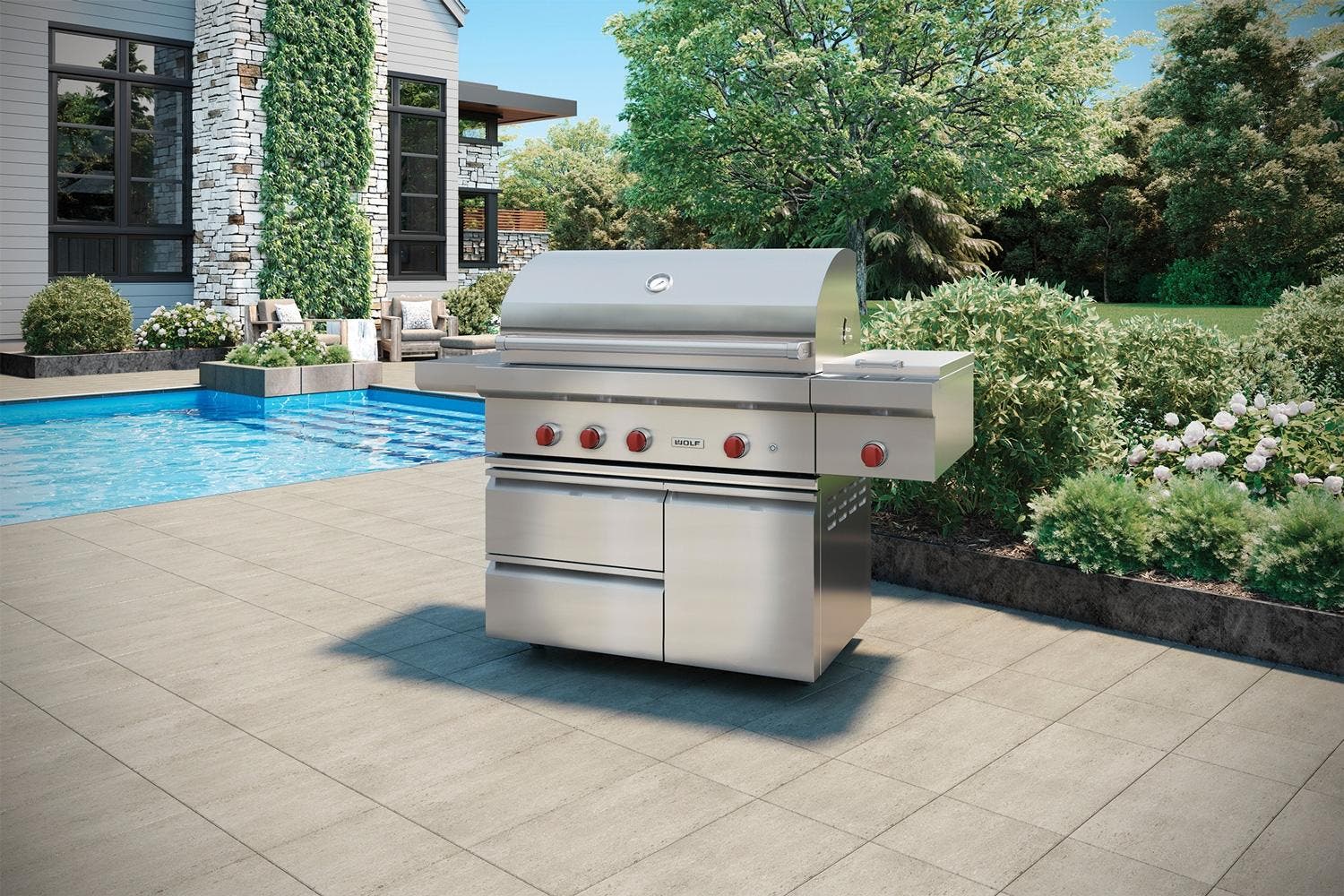 Wolf SB13 Stainless Steel, Natural Gas