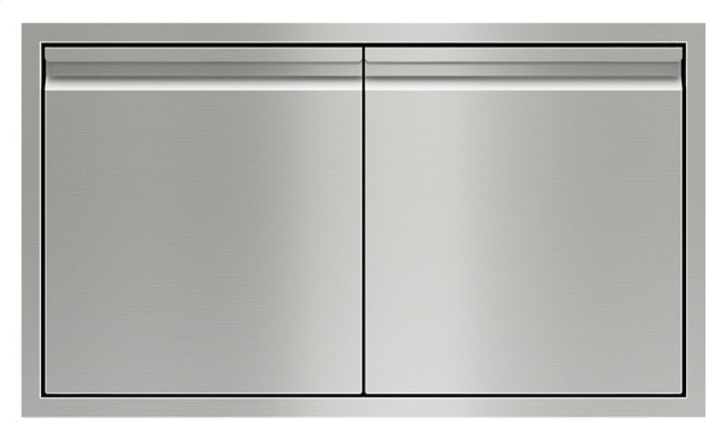 Wolf 827602 42 Inch Outdoor Grill Access Double Door: Stainless