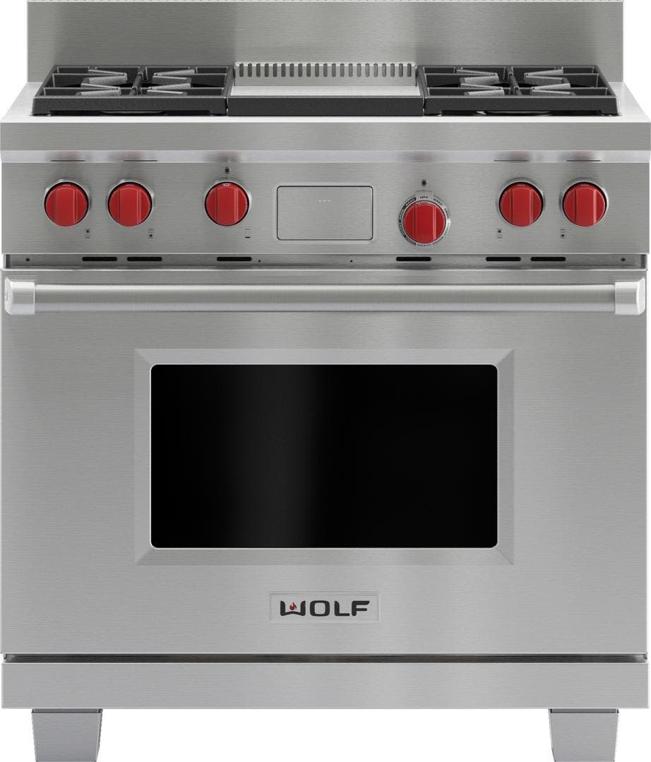 Wolf DF364G Stainless Steel, Natural Gas