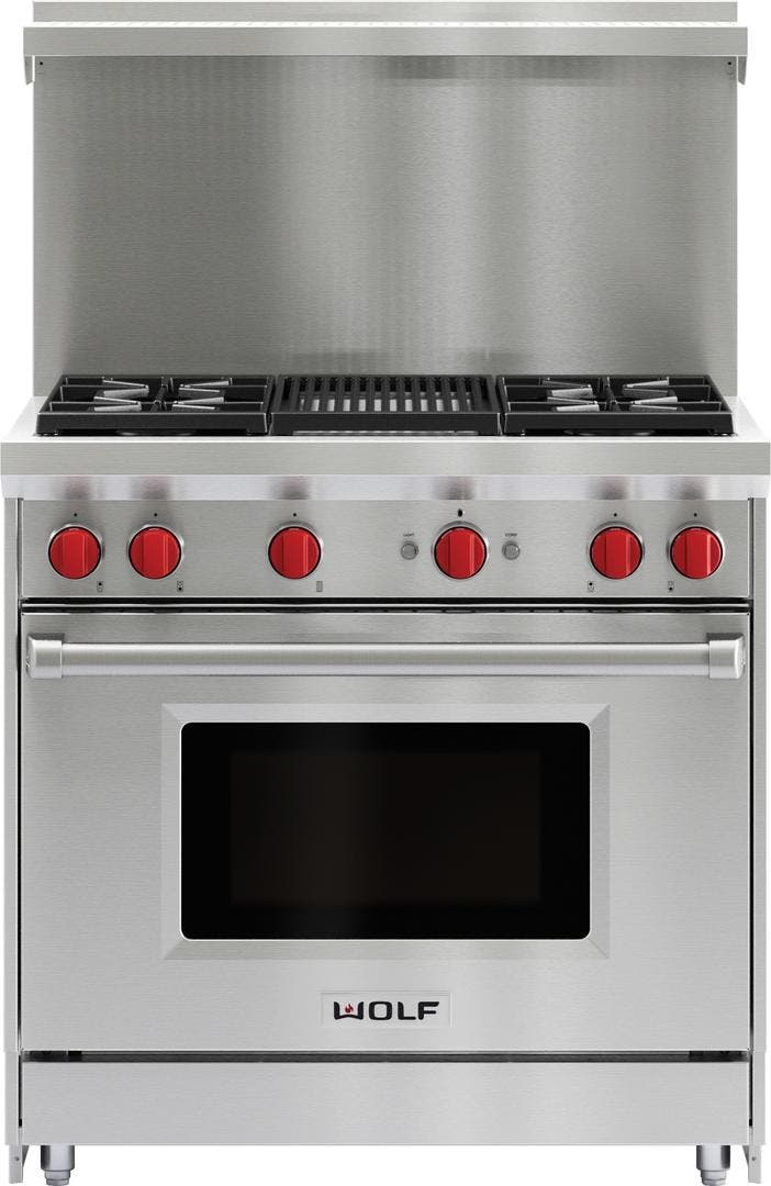 Wolf GR364C Stainless Steel, Natural Gas