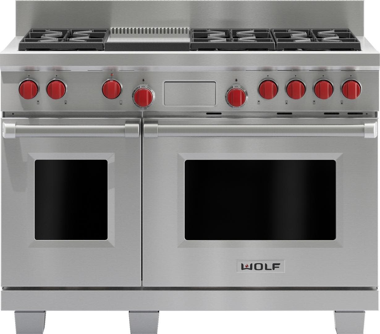 Wolf DF486G Stainless Steel, Natural Gas