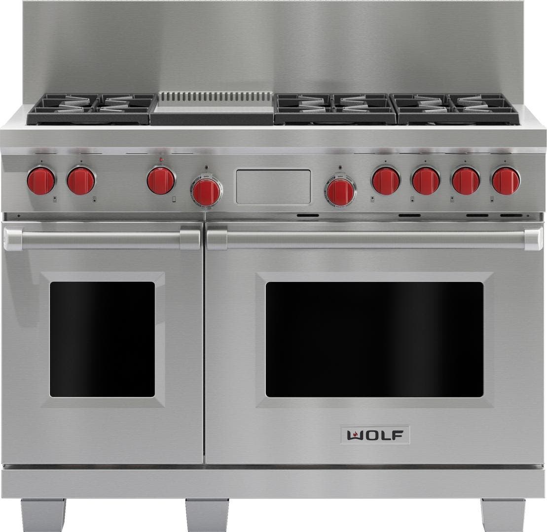 Wolf DF486G Stainless Steel, Natural Gas