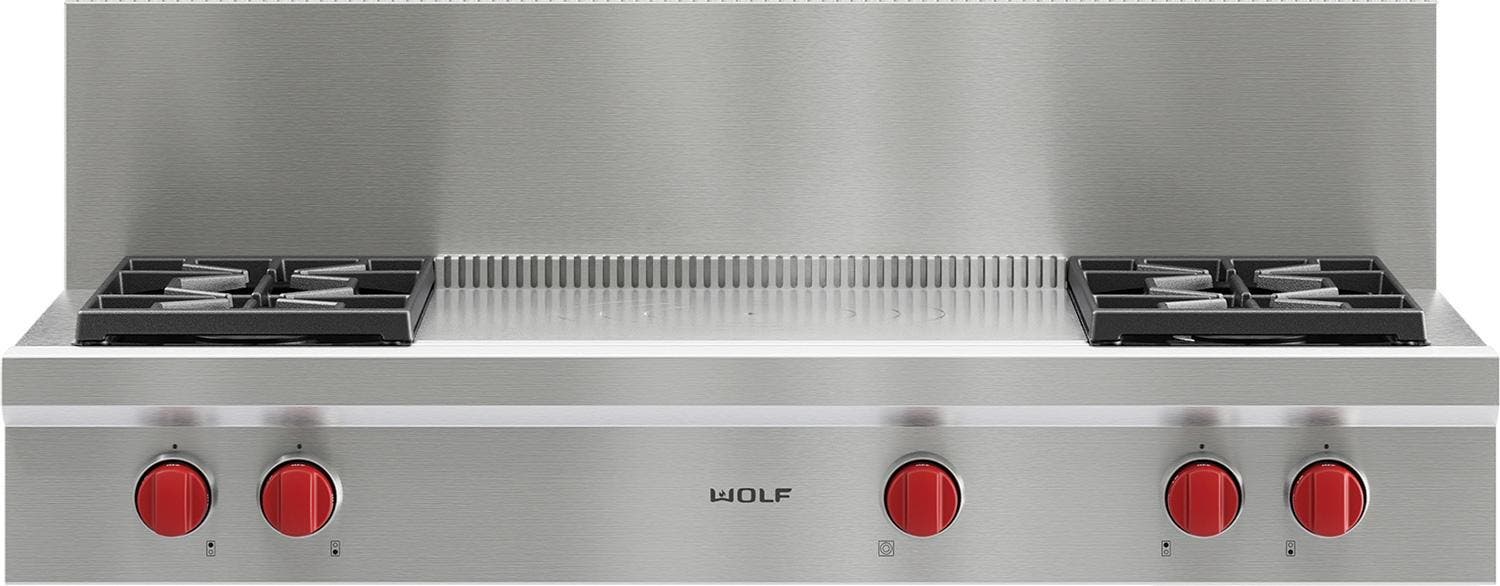 Wolf SRT484F Stainless Steel, Natural Gas