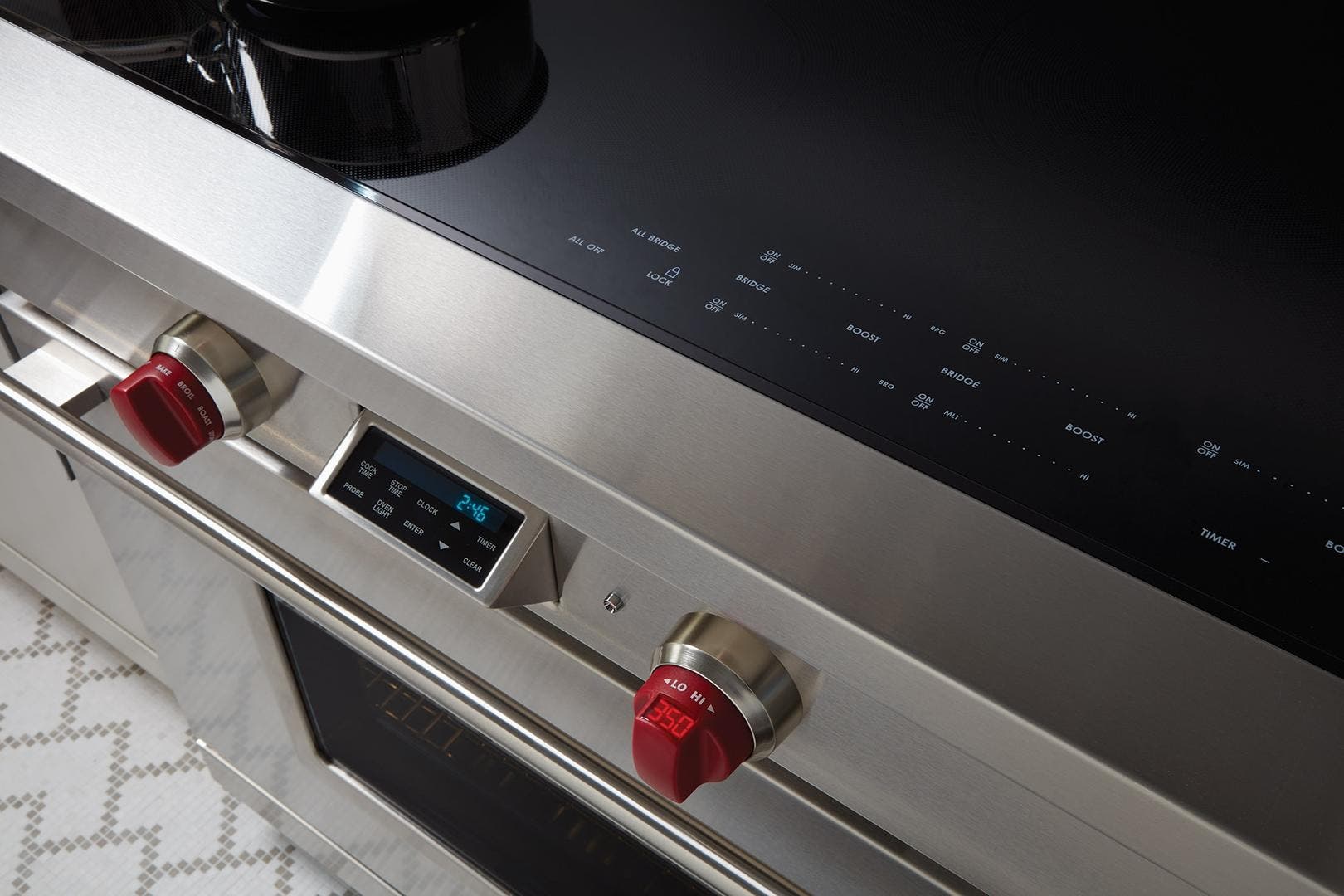Wolf IR365TESTH Stainless Steel, Transitional Handle