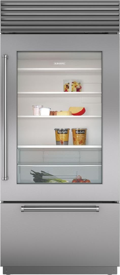 Sub Zero BI36UGSTHRH Stainless Steel with Tubular Handles, Right Hinge