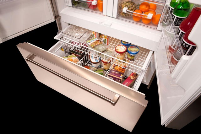 Sub Zero BI42UFDO 42 Inch Built In French Door Smart Refrigerator wi...