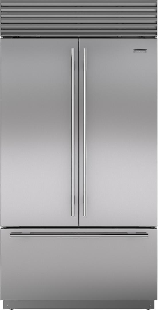 Sub Zero BI42UFDIDSTH 42 Inch Built In French Door Smart Refrigerator