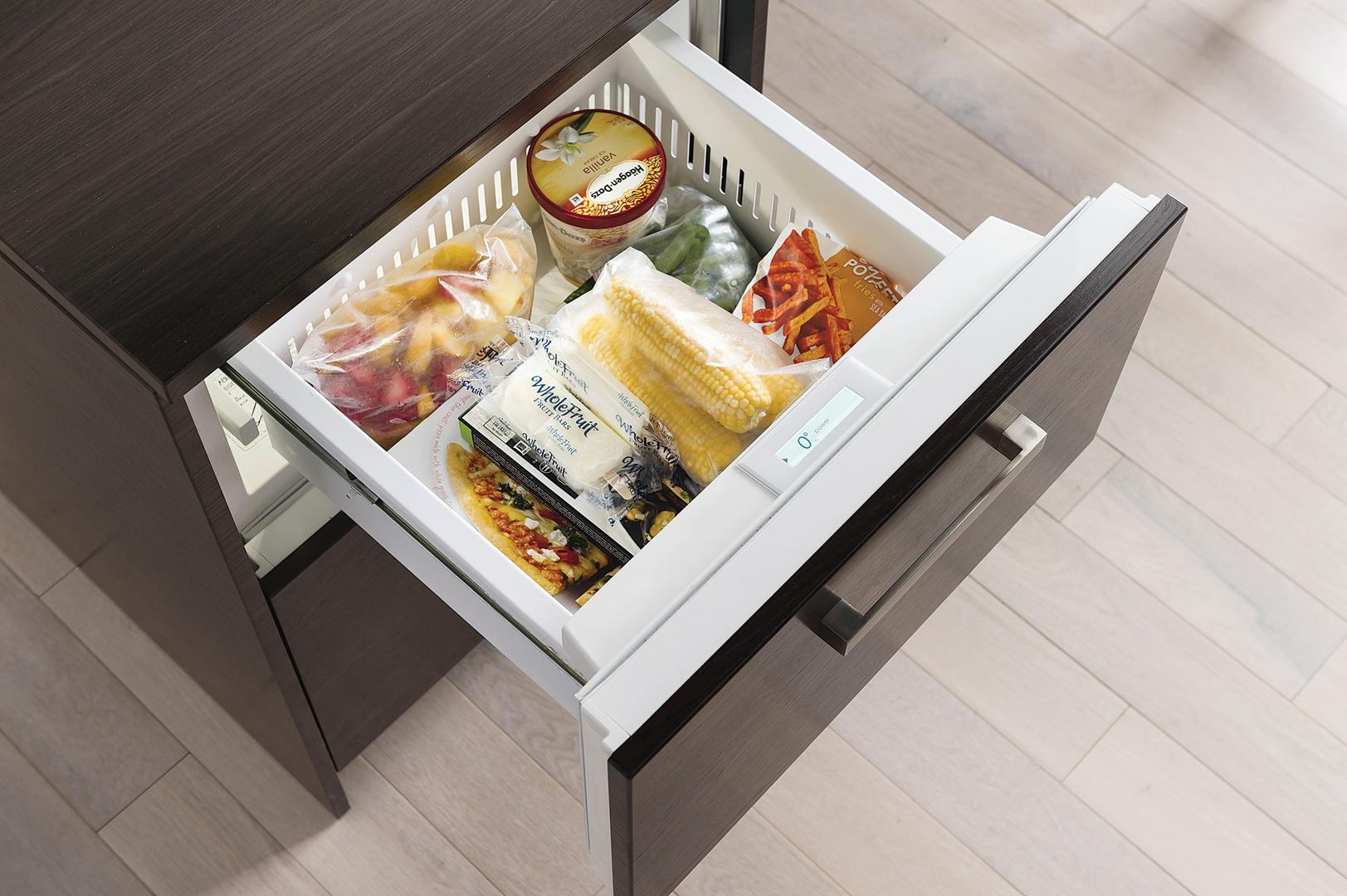Sub Zero ID24FI 24 Inch Smart Freezer Drawer Panel Ready