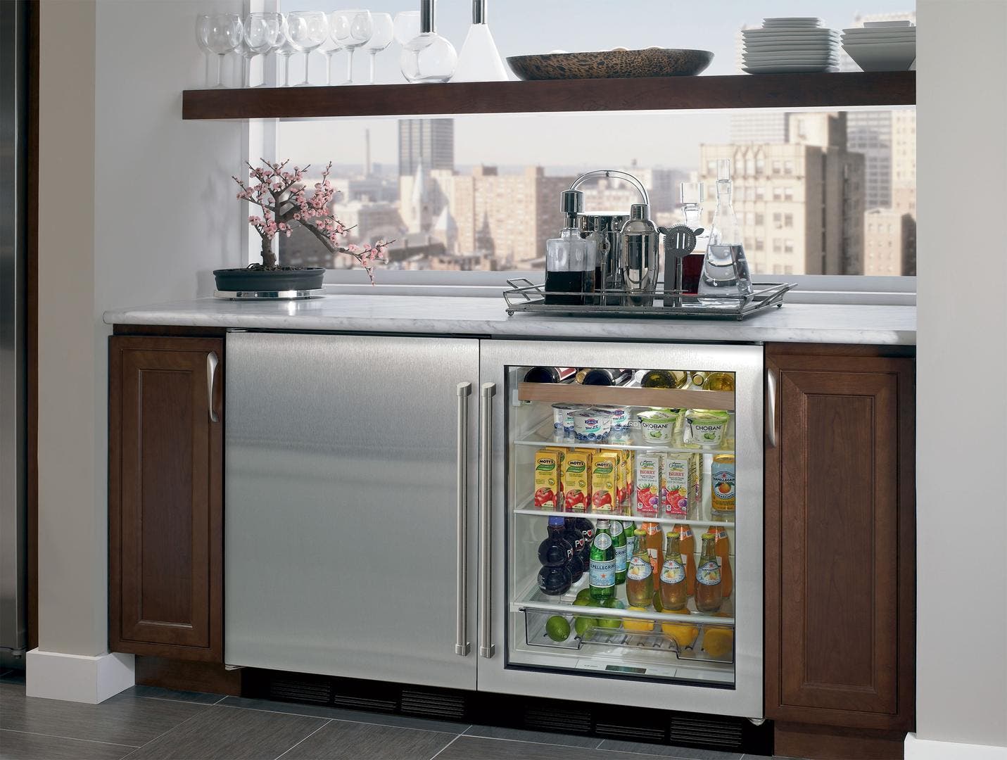 Sub Zero UC24CILH Panel Ready with Ice Maker, Left Hinge