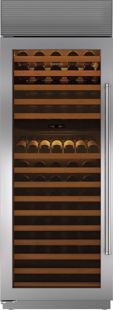 Sub Zero BW30STHLH Stainless Steel with Tubular Handle, Left Hinge