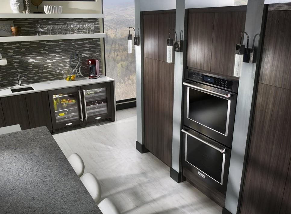 KitchenAid KUWR304EBS Black Stainless Steel, Right Hinge