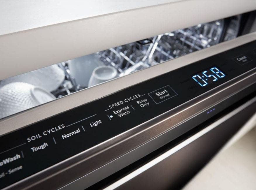 KitchenAid KDTE334GBS Black Stainless