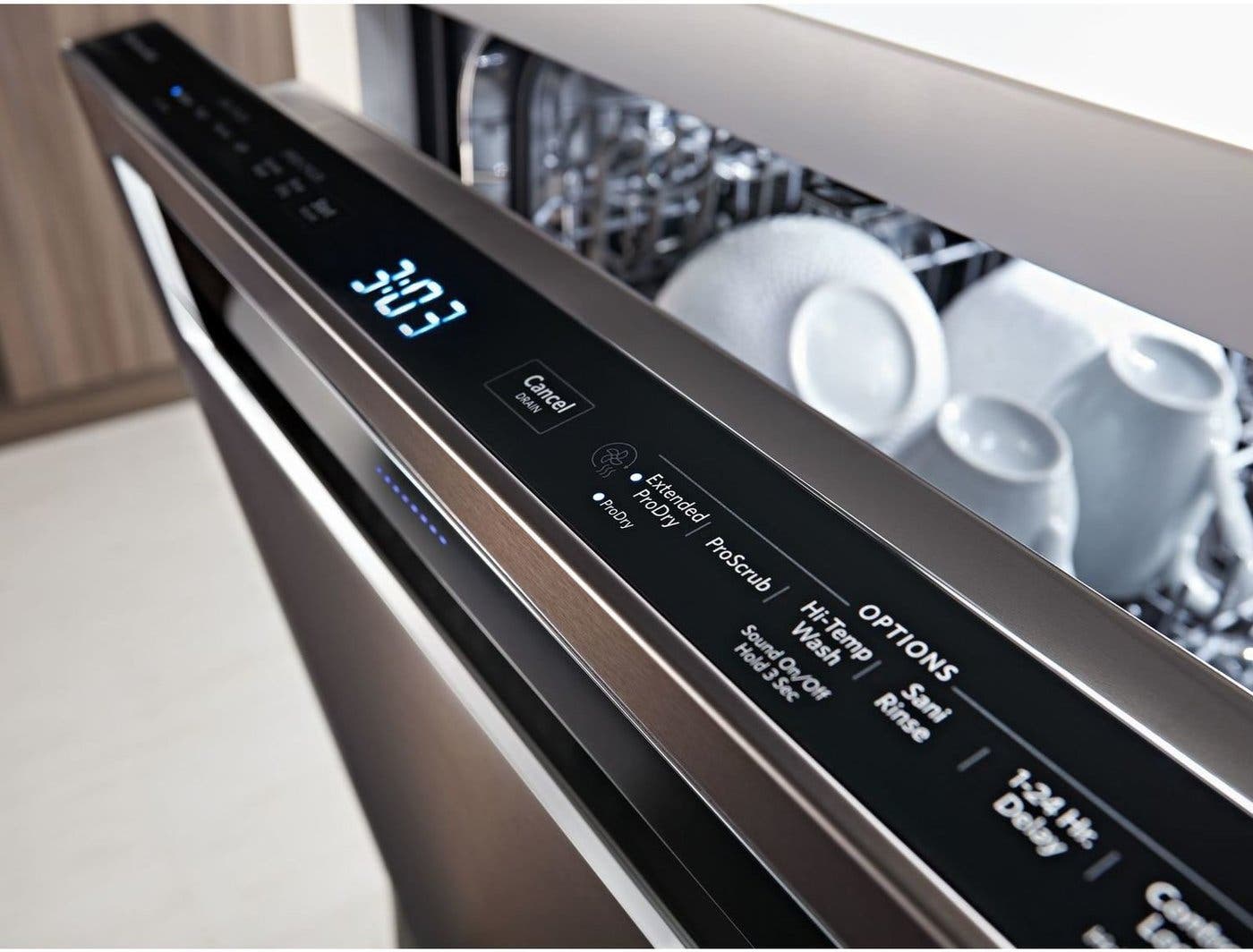 KitchenAid KDTE334GBS Black Stainless