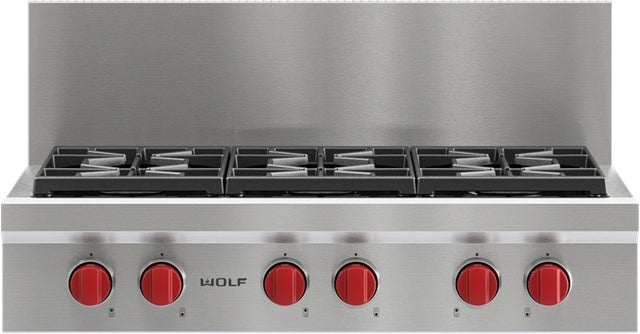 Wolf 808524 36 X 10 Inch Sealed Burner Rangetop Riser: Stainless