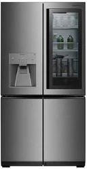 36 Inch, 23 Cu. Ft. Smart Freestanding Counter Depth 4 Door French Door Refrigerator