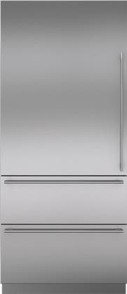 Stainless Steel Door Panel, Tubular Handle - Left Hinge
