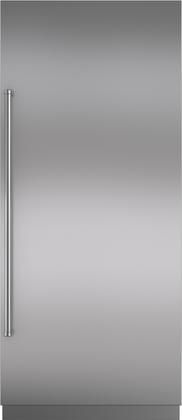Panneau De Porte En Acier Inoxydable Sub-Zero 7025316 - Avec Poignée Pro - Pour Réfrigérateur 36"