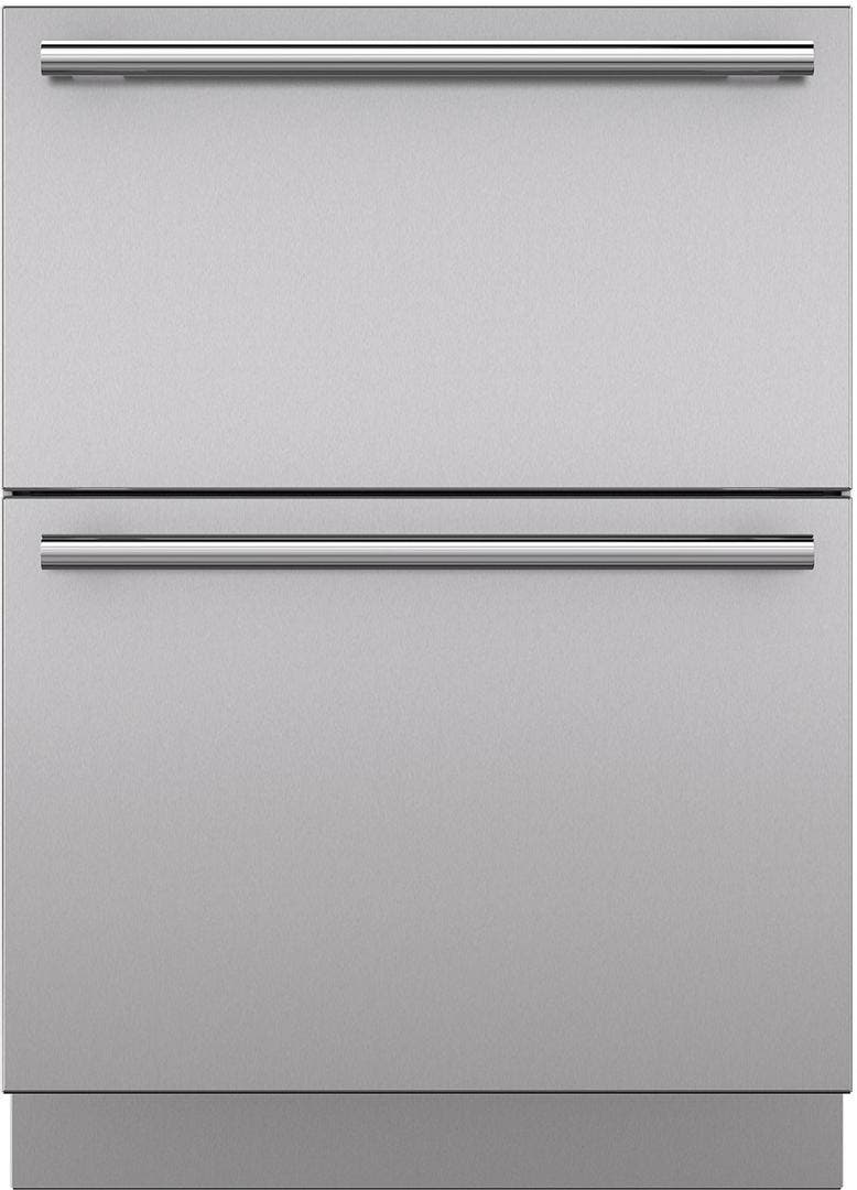 24 Inch Integrated Drawer Panels with Tubular Handles