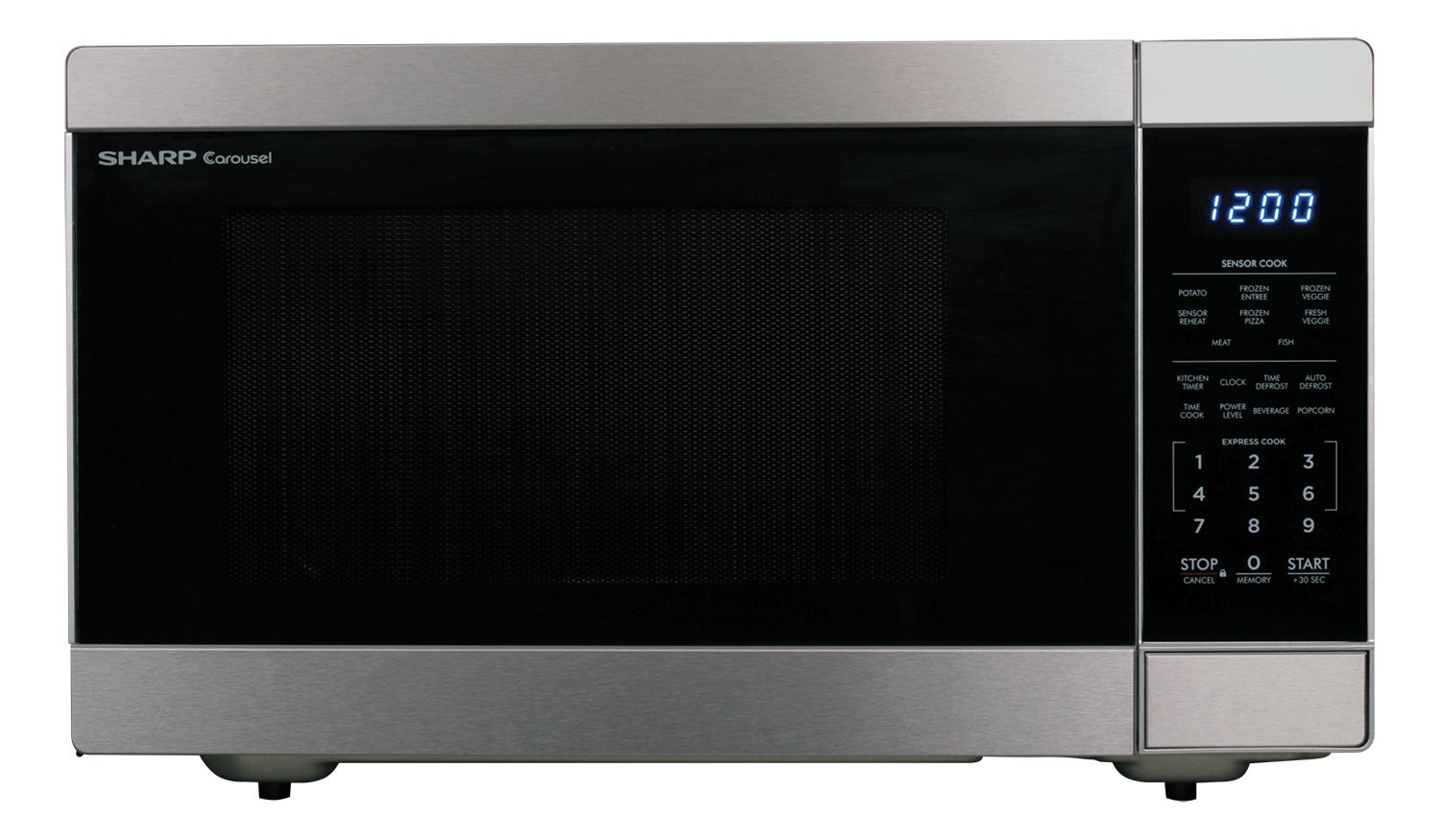 Sharp SMC1662DS 1.6 Cu. Ft. 1100w Stainless Steel Countertop Microwave