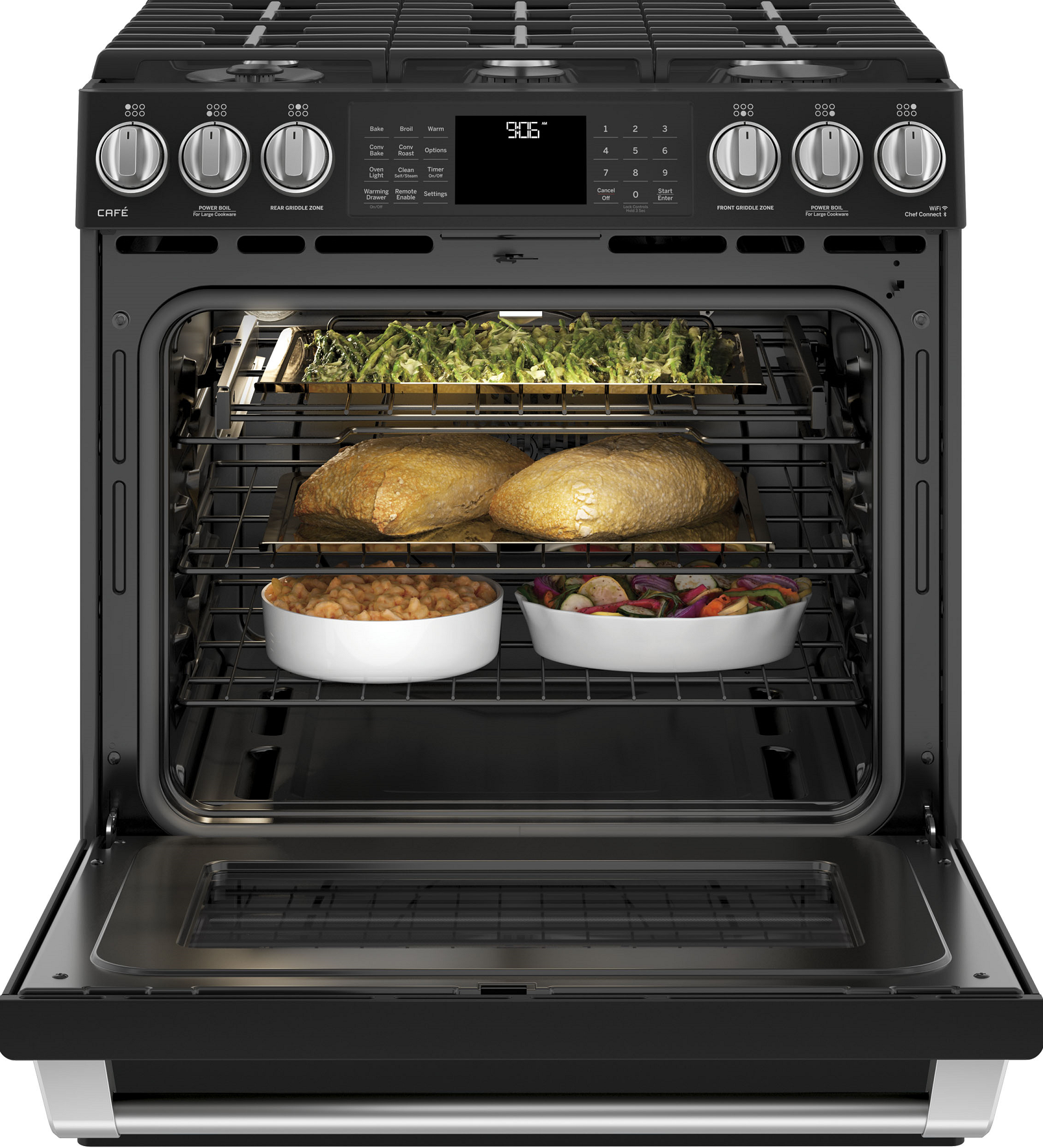 Cafe CGS986EELDS Black Slate