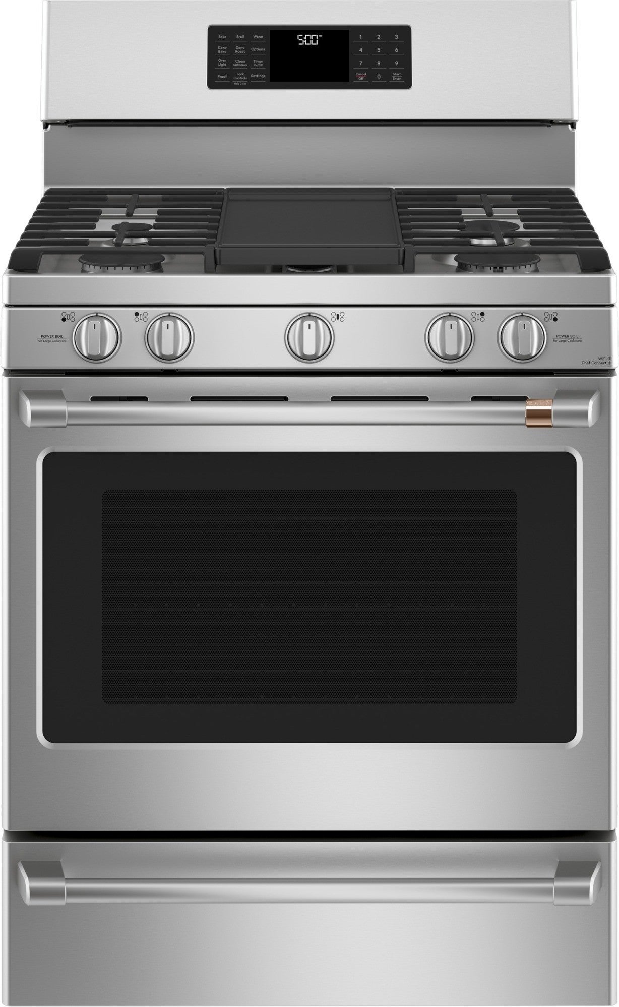 Cafe CGB500P2MS1 30 Inch Smart Freestanding Gas Range with Convection