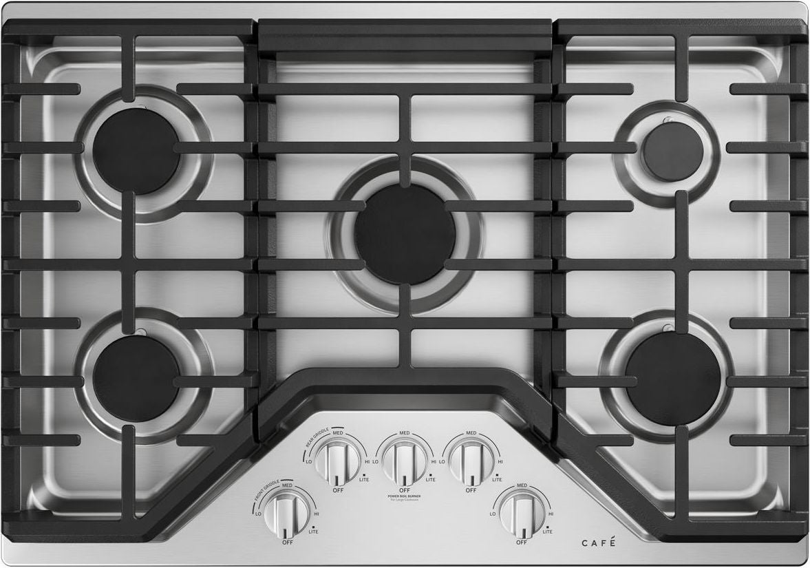 Cafe CGP70362NS1 Gas Cooktop Stainless Steel | Plesser's Appliances