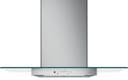 Wall-Mount Glass Canopy Chimney Hood with 350 CFM Venting System, Electronic Backlit Controls, Dual Halogen Lighting, Night Light, Convertible Options, Optional Remote and Auto Off